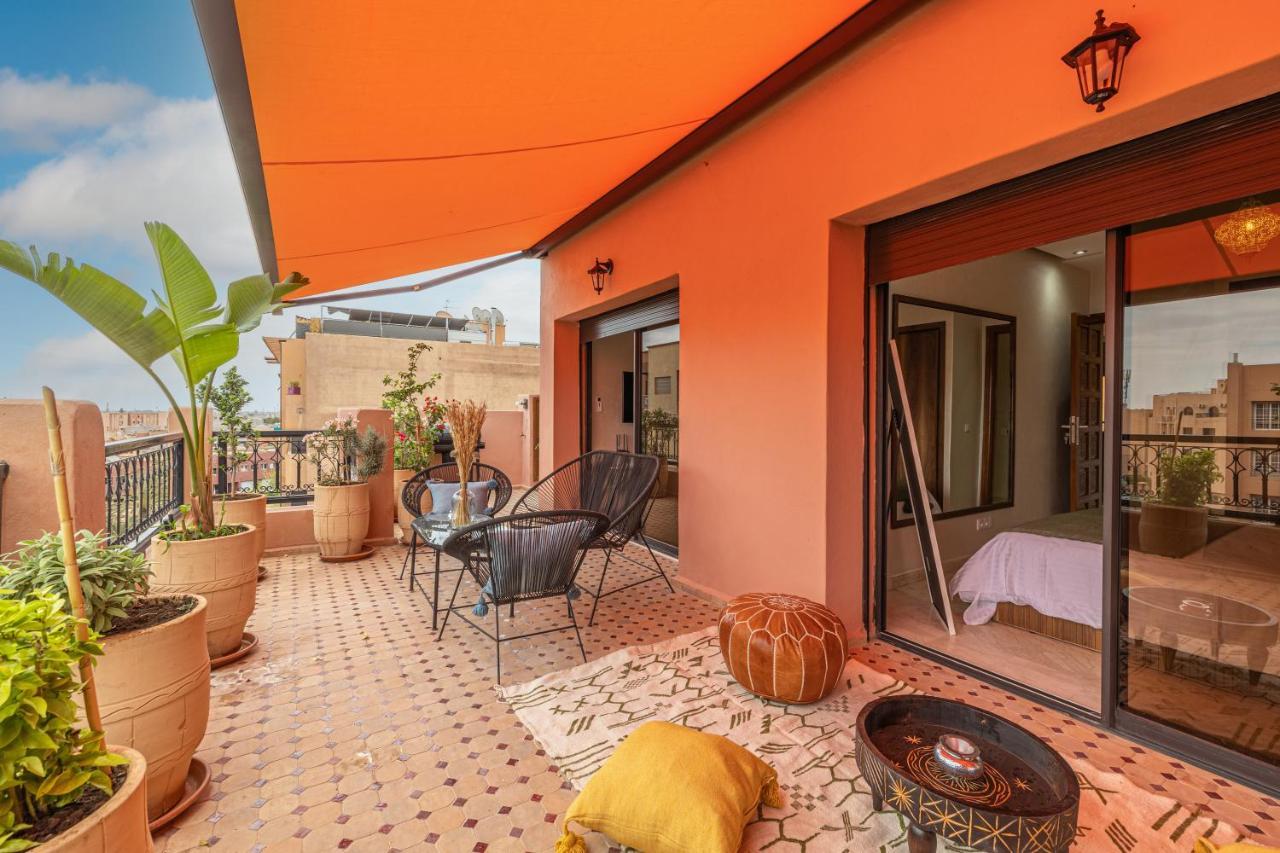 L'Atlas - Appartement Authentique A Gueliz Marrakesh Kamer foto