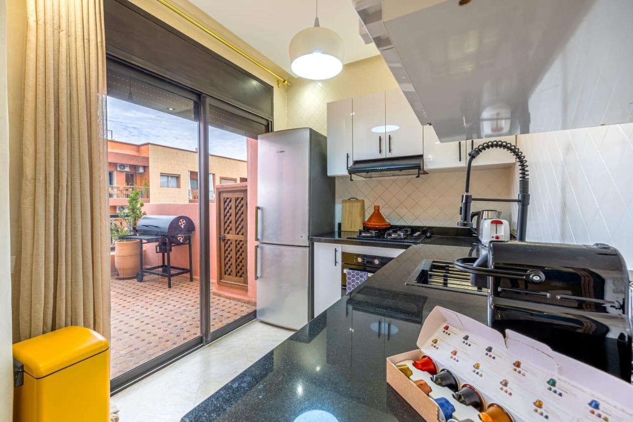 L'Atlas - Appartement Authentique A Gueliz Marrakesh Buitenkant foto