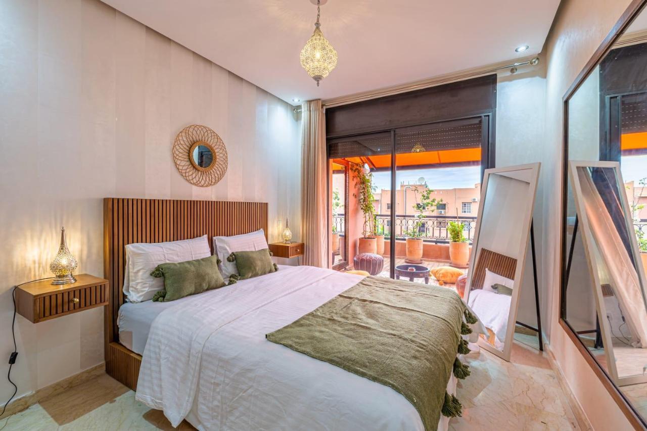 L'Atlas - Appartement Authentique A Gueliz Marrakesh Buitenkant foto