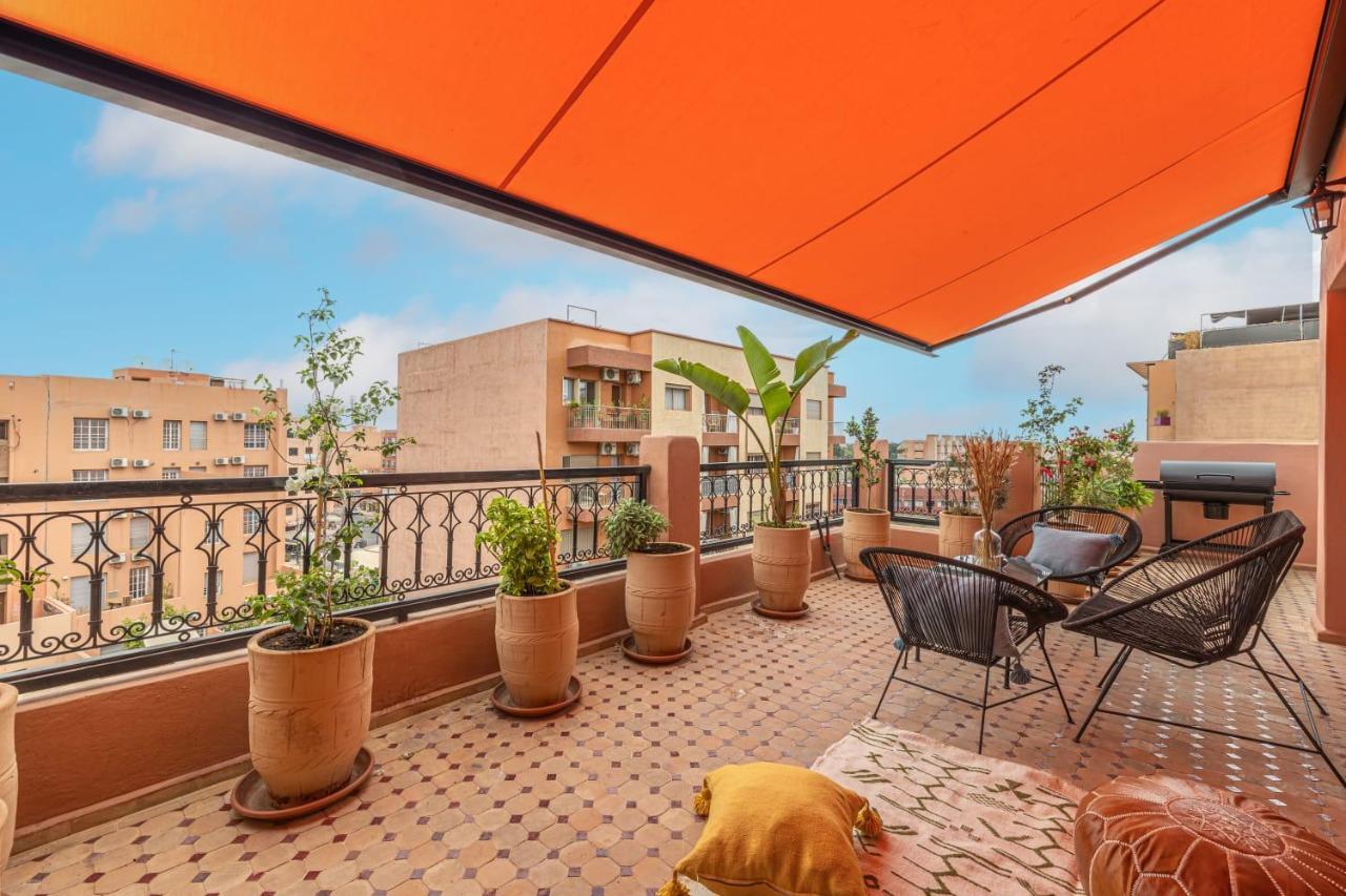 L'Atlas - Appartement Authentique A Gueliz Marrakesh Buitenkant foto