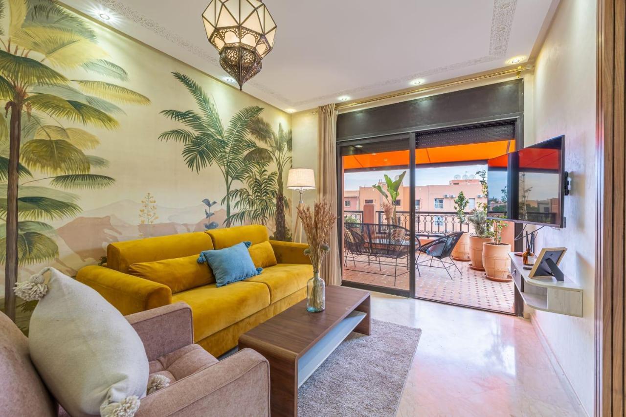 L'Atlas - Appartement Authentique A Gueliz Marrakesh Buitenkant foto