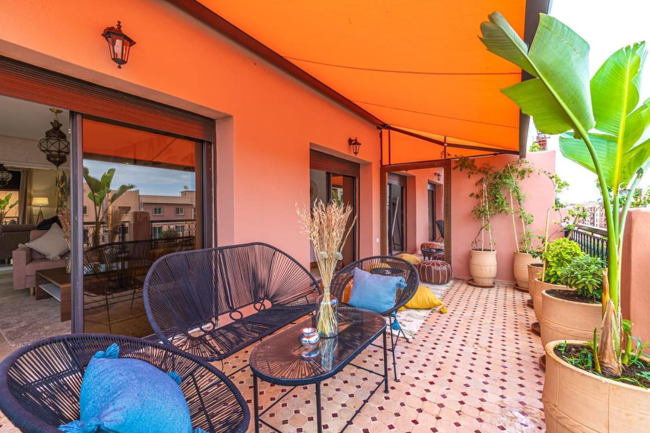 L'Atlas - Appartement Authentique A Gueliz Marrakesh Buitenkant foto