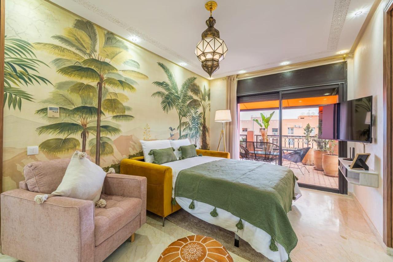 L'Atlas - Appartement Authentique A Gueliz Marrakesh Buitenkant foto
